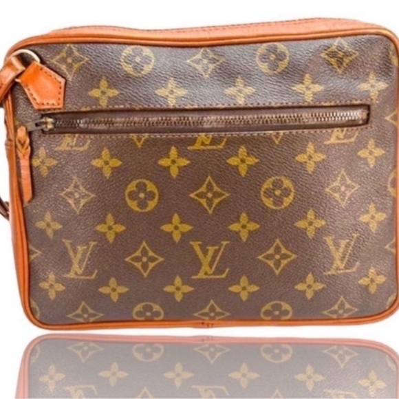 Louis Vuitton Pochette Second 184 Sport Brown Monogram Clutch Bag